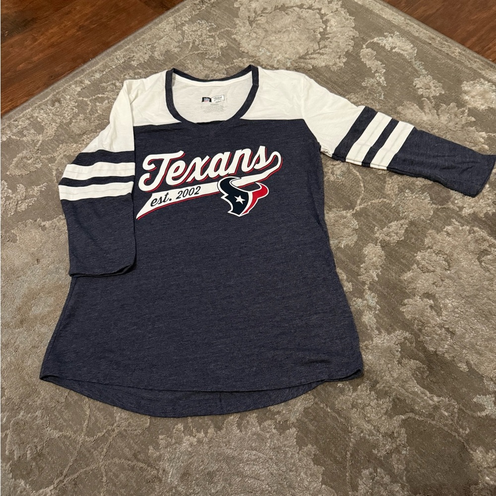 NFL HOUSTON TEXANS Team Apparel Women's Shirt SMALL- NWOT
